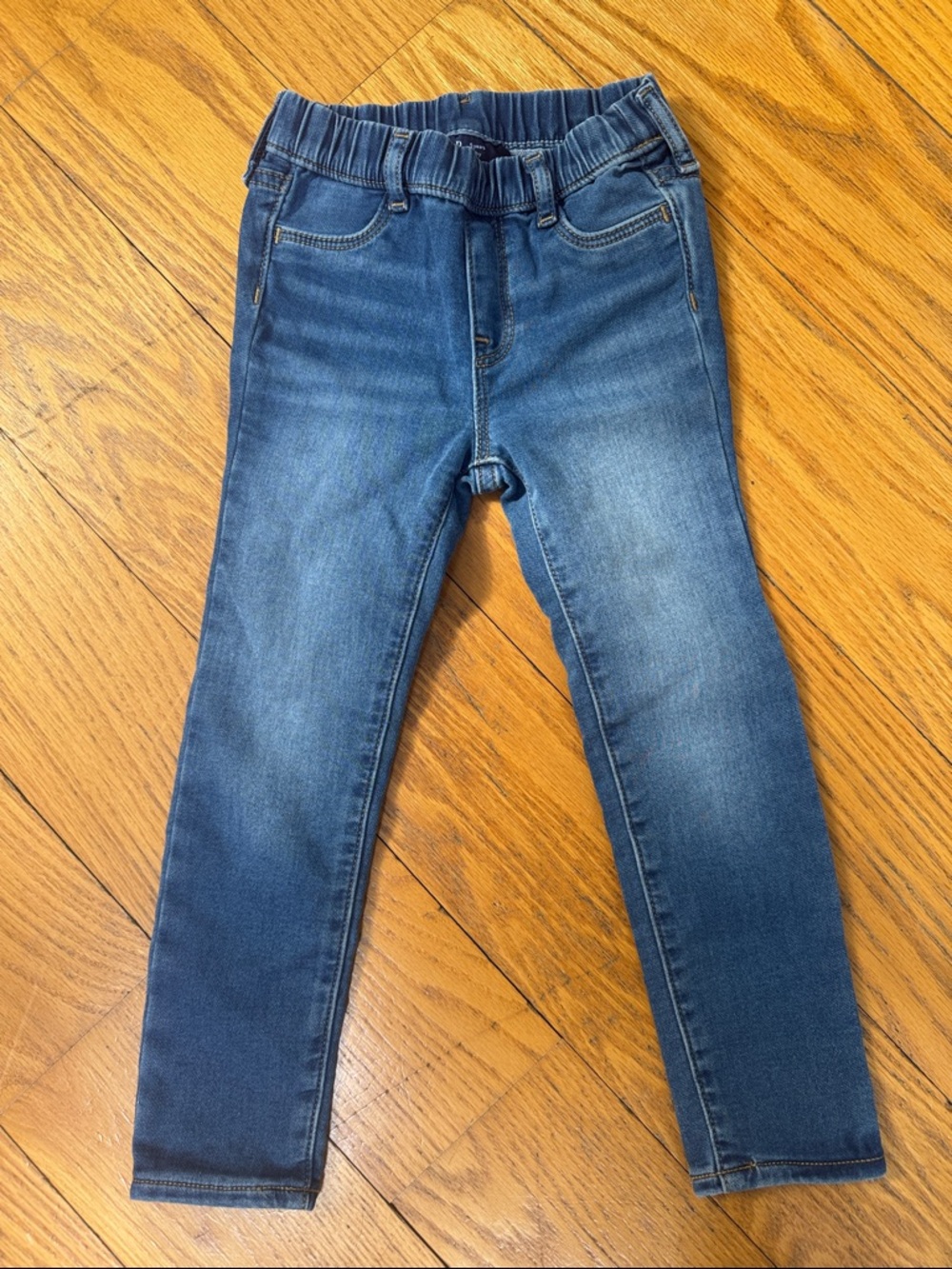 Kids Stretch Denim Jeggings - Blue